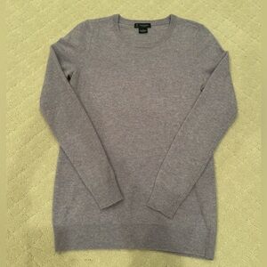 Bloomingdale's Heather lavendar Crew Neck Sweater